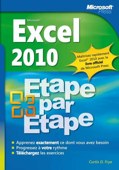 Livrenpoche : Excel 2010 - étape par étape : Étape par étape - Curties Frye - Livre