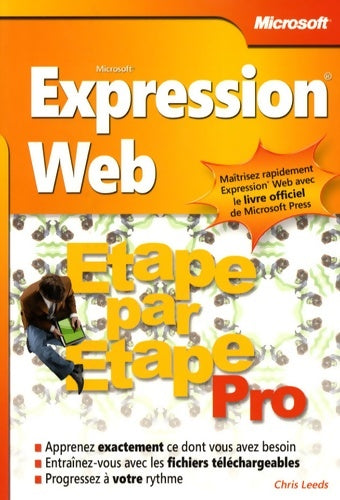 Livrenpoche : Microsoft expression web - étape par étape - livre+compléments en ligne : étape par étape - Chris Leeds - Livre