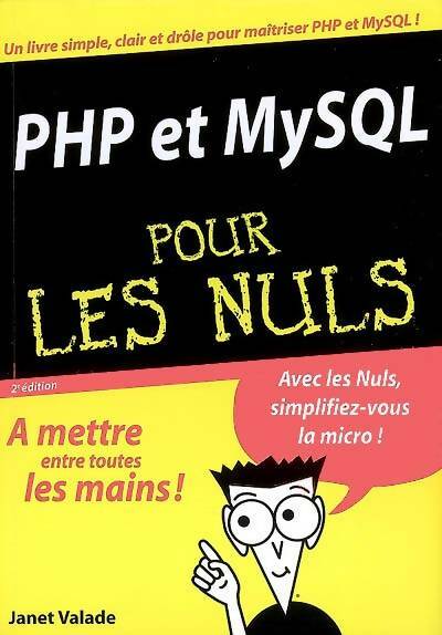 Livrenpoche : PhP & MySQL pour les nuls - Janet Valade - Livre