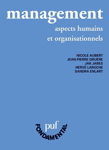 Livrenpoche : Management : Aspects humains et organisationnels - Nicole Aubert - Livre