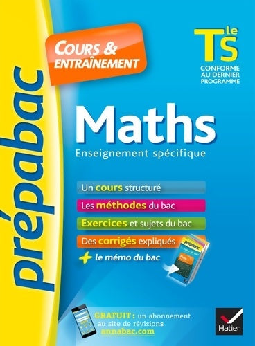Livrenpoche : Maths Terminale S enseignement spécifique - Jean-Dominique Picchiottino - Livre