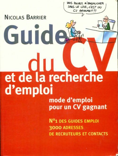 Livrenpoche : Guide du CV et de la recherche d'emploi - Nicolas Barrier - Livre