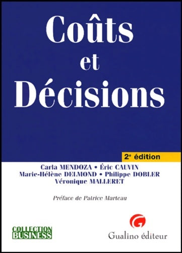 Livrenpoche : Coûts et décisions - Collectif - Livre