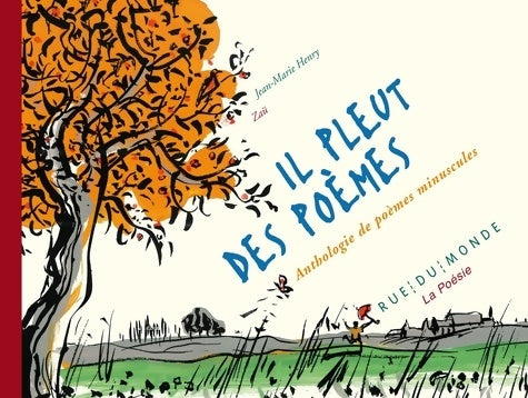 Livrenpoche : Il pleut des poèmes : Anthologie de poèmes minuscules - Jean-Marie Henry - Livre