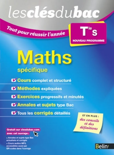 Livrenpoche : Mathématiques Terminale S - Rhydwen Volsik - Livre