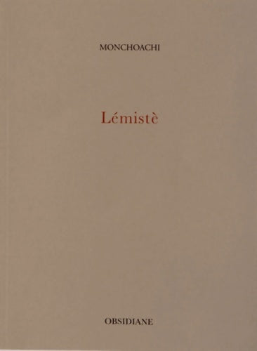 Livrenpoche : Lemiste - Monchoachi - Livre