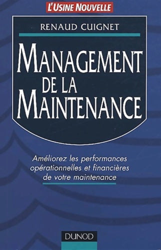 Livrenpoche : Management de la maintenance - Guignet - Livre