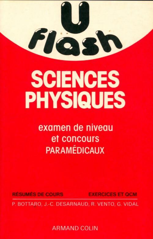 Livrenpoche : Sciences physiques : Examen de niveau et concours paramédicaux - Collectif - Livre