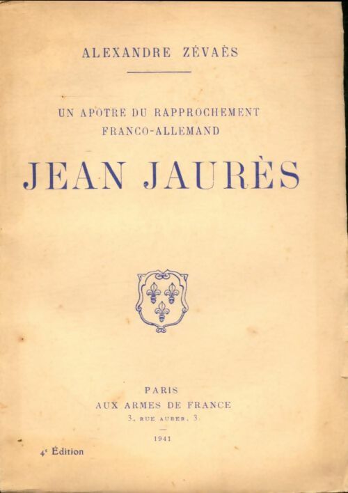 Livrenpoche : Jean Jaurès - Alexandre Zévaès - Livre