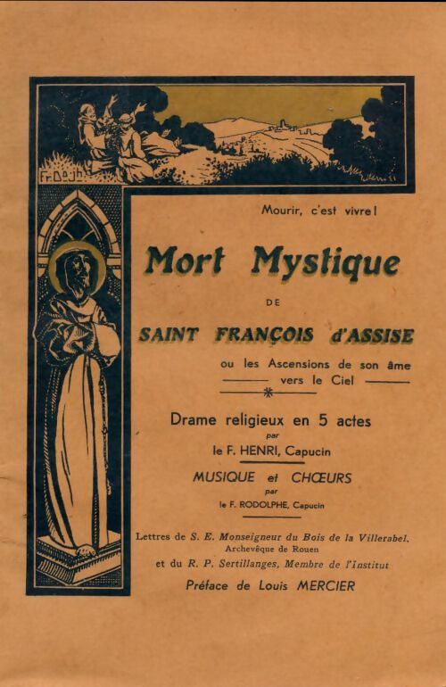 Livrenpoche : Moort mystique de Saint François d'Assise - F Henri - Livre