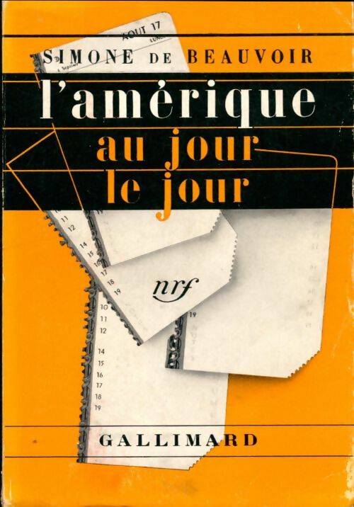 Livrenpoche : L'Amérique au jour le jour - Simone De Beauvoir - Livre