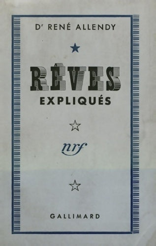 Livrenpoche : Rêves expliqués - Dr René Allendy - Livre