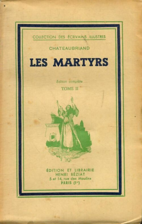 Livrenpoche : Les martyrs Tome II - François René Chateaubriand - Livre