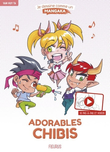 Livrenpoche : Adorables chibis - Van Huy Ta - Livre