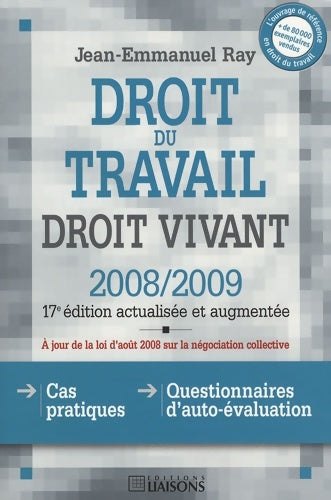 Livrenpoche : Droit du travail droit vivant - Jean-Emmanuel Ray - Livre