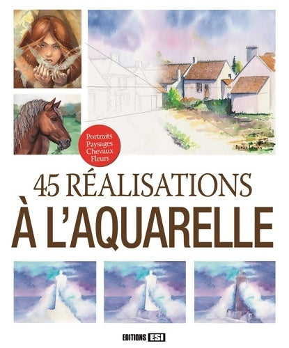 Livrenpoche : 45 réalisations à l'aquarelle - Lamia Guillaume - Livre