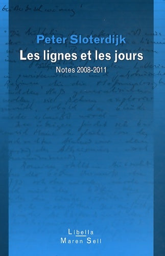 Livrenpoche : Les lignes et les jours - Peter Sloterdijk - Livre