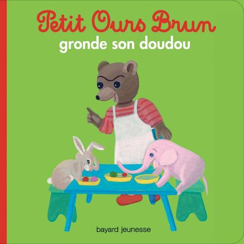 Livrenpoche : Petit ours brun gronde son doudou - Marie Aubinais - Livre