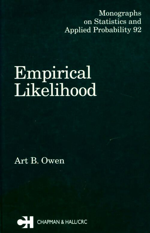 Livrenpoche : Empirical likelihood - Art B. Owen - Livre