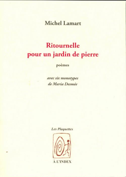 Livrenpoche : Ritournelle pour un jardin de pierre - Michel Lamart - Livre