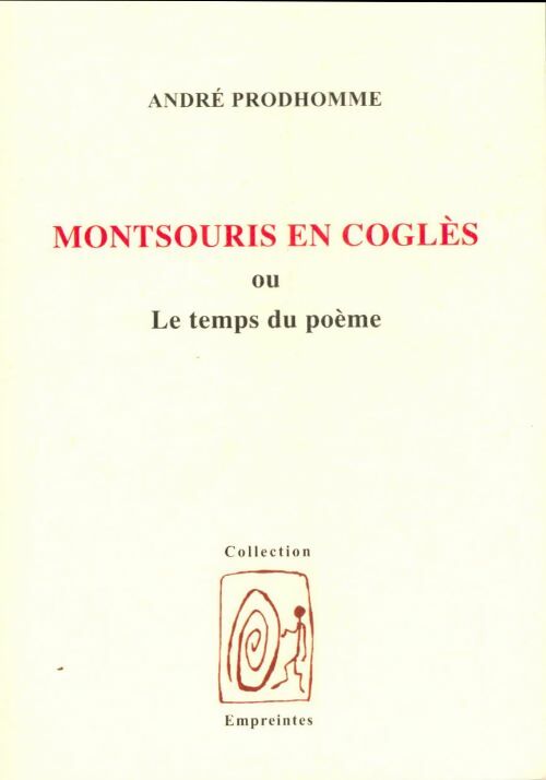 Livrenpoche : Montsouris en Coglès - André Prodhomme - Livre