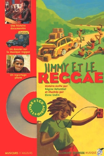 Livrenpoche : Jimmy et le reggae (1 livre + 1 CD audio) - Régine Detambel - Livre