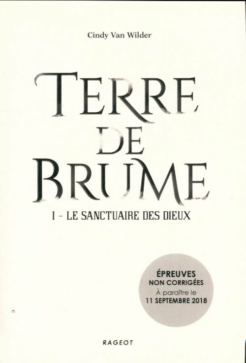 Livrenpoche : Terre de brume - le sanctuaire des dieux - Cindy Van Wilder - Livre