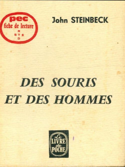 Livrenpoche : Des souris et des hommes - John Steinbeck - Livre
