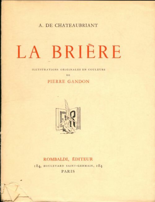 Livrenpoche : La Brière - Alphonse De Chateaubriant - Livre
