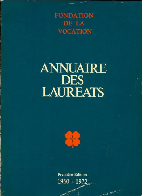 Livrenpoche : Fondation de la vocation. Annuaire des lauréats - Collectif - Livre
