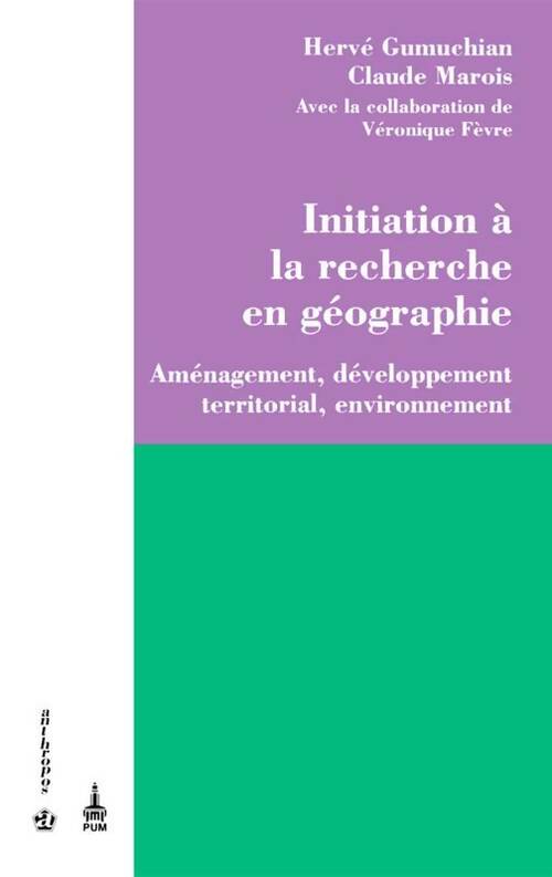 Livrenpoche : Initiation à la recherche en géographie - Collectif Angevin De Recherche - Livre