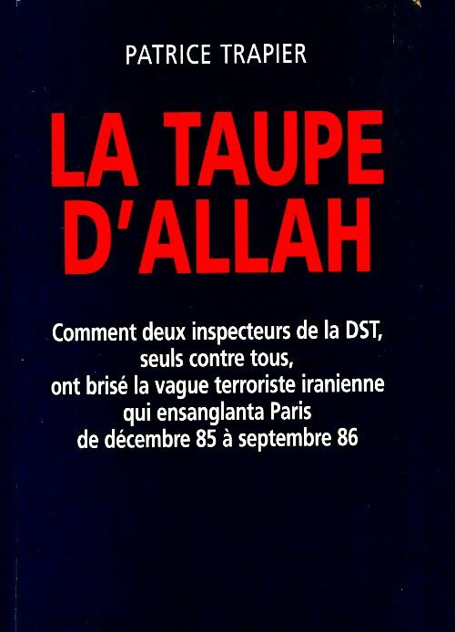 Livrenpoche : La taupe d'Allah - Patrice Trapier - Livre