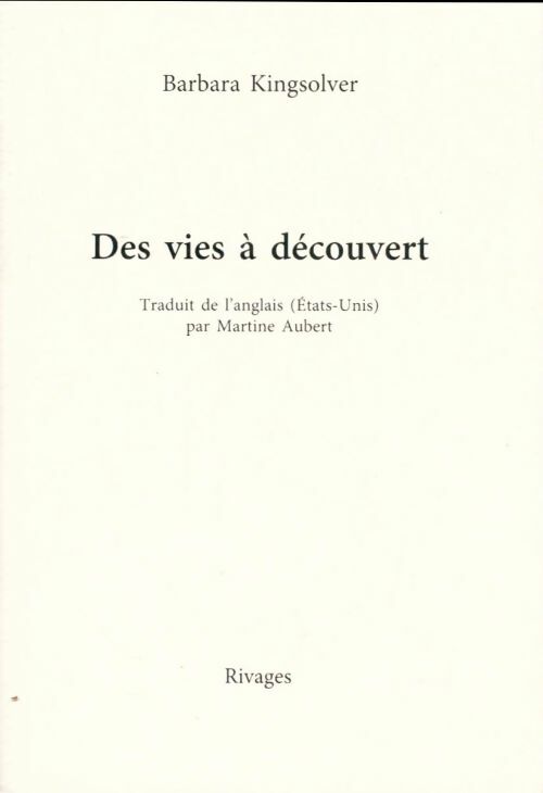 Livrenpoche : Des vies à découvert - Barbara Kingsolver - Livre