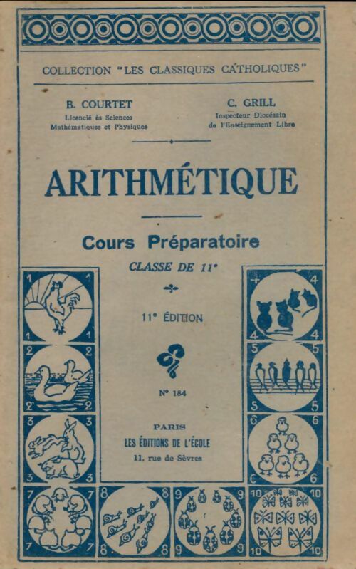 Livrenpoche : Arithmétique CP - C. Grill - Livre