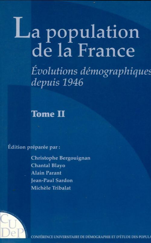 Livrenpoche : La populations de la France Tome II - Collectif - Livre