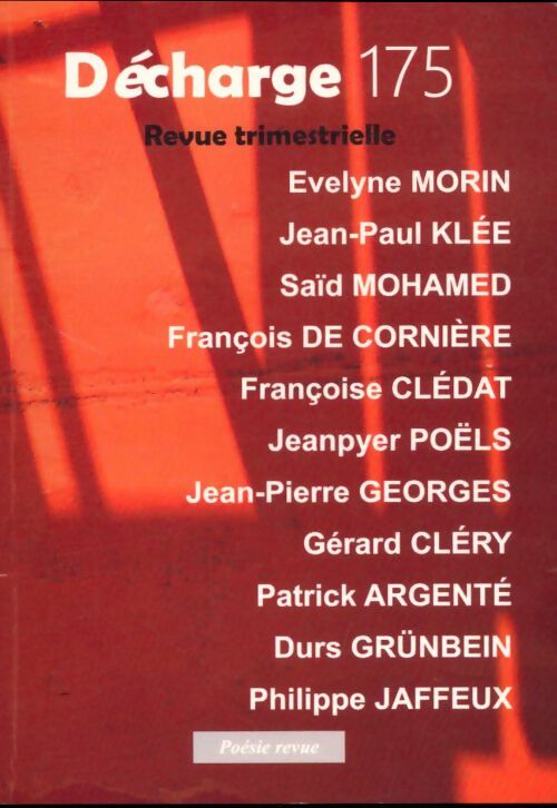 Livrenpoche : Décharge n°175 - Collectif - Livre