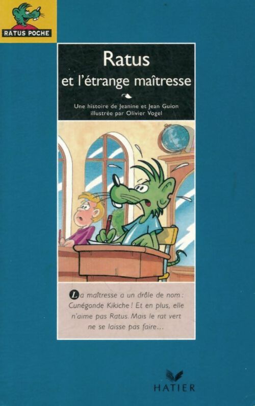 Livrenpoche : Ratus et l'étrange maîtresse - Jeanine Guion, Jean Guion - Livre