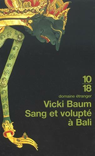 Livrenpoche : Sang et volupté à Bali - Vicki Baum - Livre