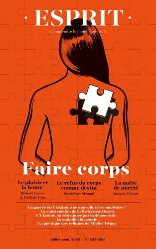 Livrenpoche : Esprit - faire corps : Juillet-août 2022 - Anne Dujin - Livre