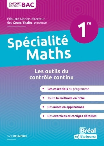 Livrenpoche : Spécialité mathématiques première 1re - Tarik Belmekki - Livre
