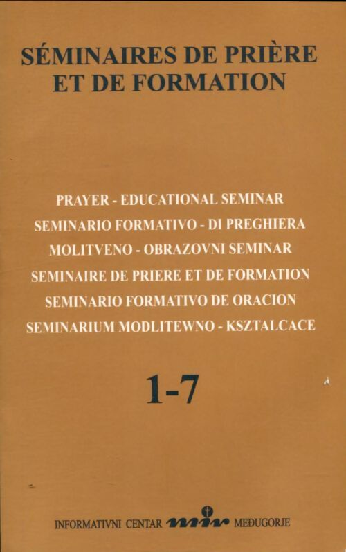 Livrenpoche : Séminaires de prière et de formation 1-7 - Collectif - Livre
