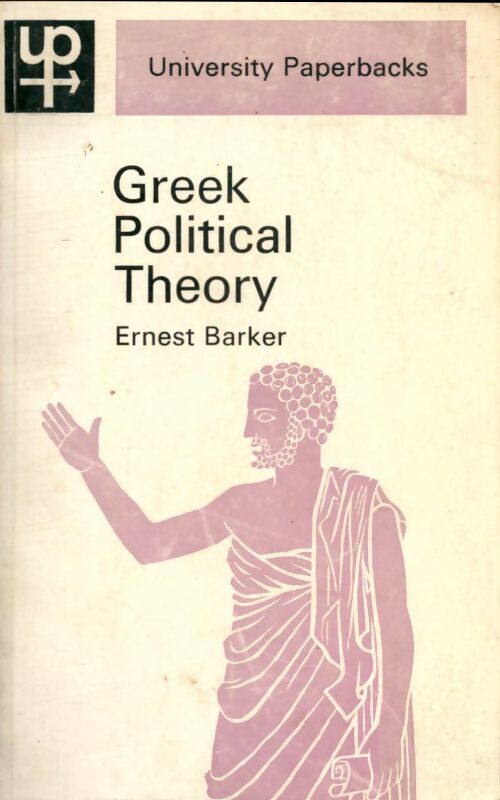 Livrenpoche : Greek Political Theory - Ernest Barker - Livre