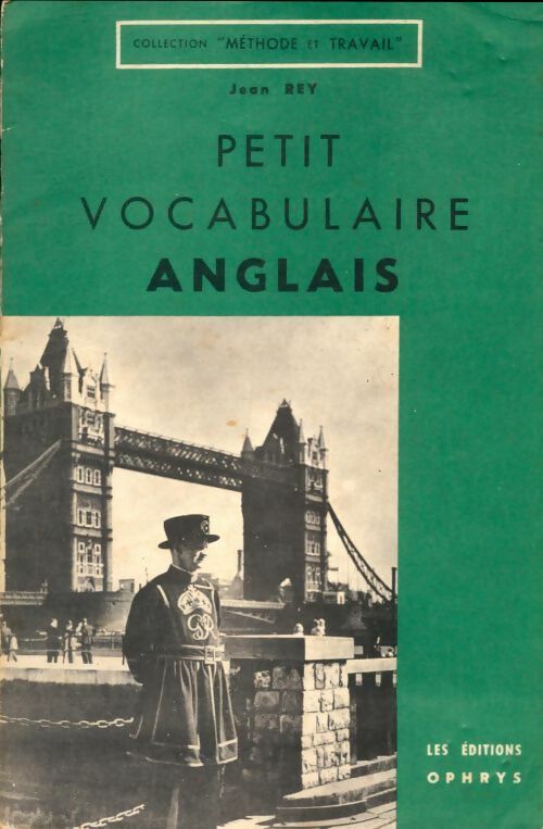 Livrenpoche : Petit vocabulaire anglais - Jean Rey - Livre