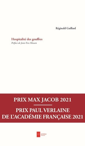 Livrenpoche : Hospitalité des gouffres - Réginald Gaillard - Livre