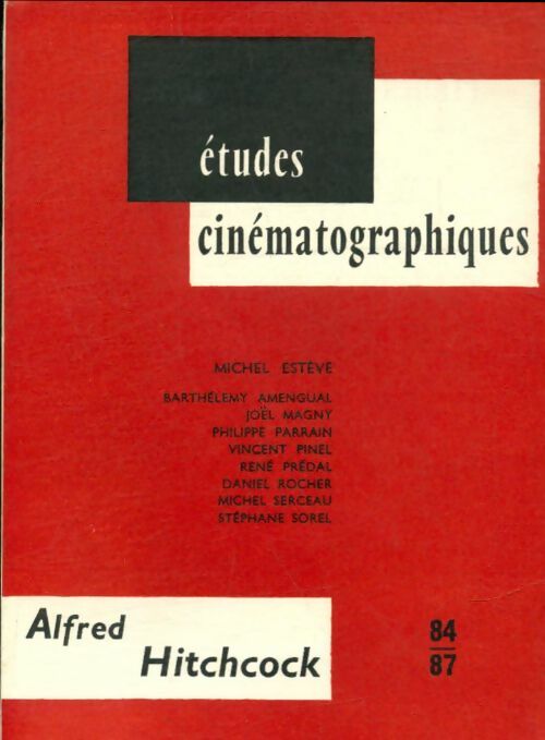 Livrenpoche : Études cinématographiques n°84-87 : Alfred Hitchcock - Collectif - Livre
