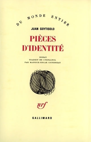 Livrenpoche : Pièces d'identité - Juan Goytisolo - Livre