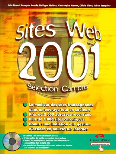 Livrenpoche : Sites web 2001 sélection campus + cd-rom - Collectif - Livre