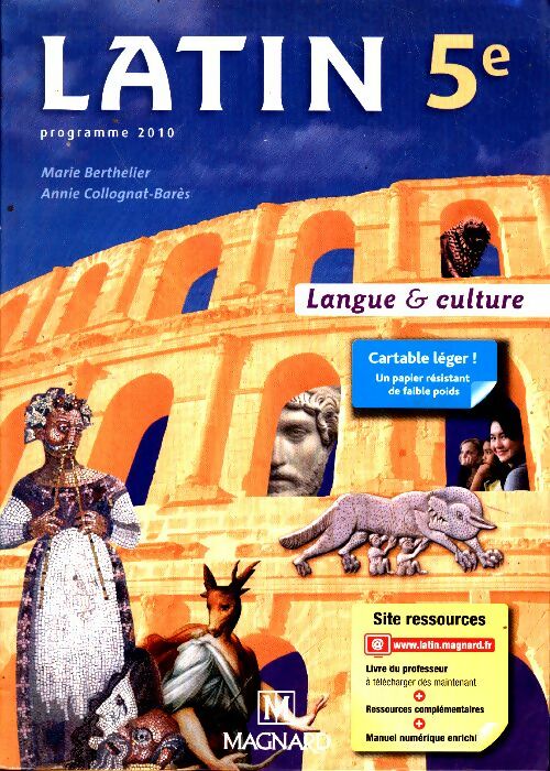 Livrenpoche : Latin 5e 2010 - Collectif - Livre