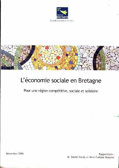 Livrenpoche : L'économie sociale en Bretagne décembre 2006 - Daniel Hardy - Livre