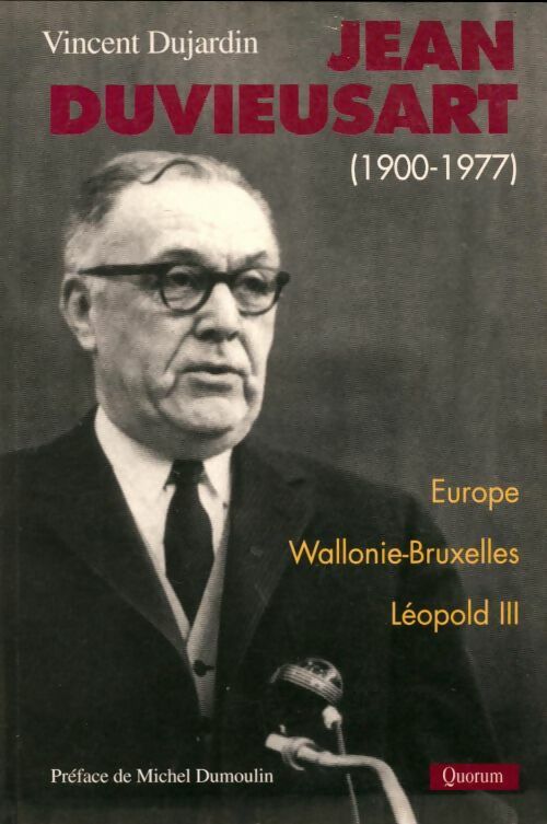 Livrenpoche : Jean Duvleusart (1900-1977) - Vincent Dujardin - Livre